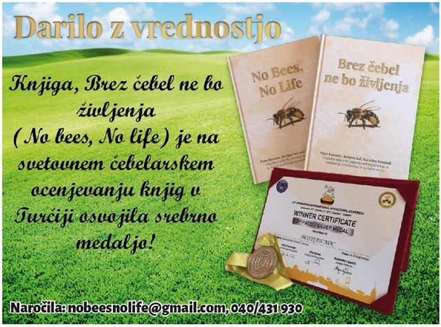 Knjiga Brez čebel ne bo življenja Knjiga Brez cebel ne bo zivljenja