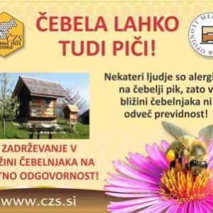 Tabla Čebela lahko tudi piči Tabla Cebela lahko tudi pici